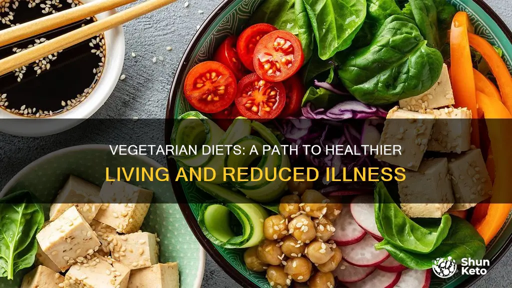 do vegeterian diets reduce sickness