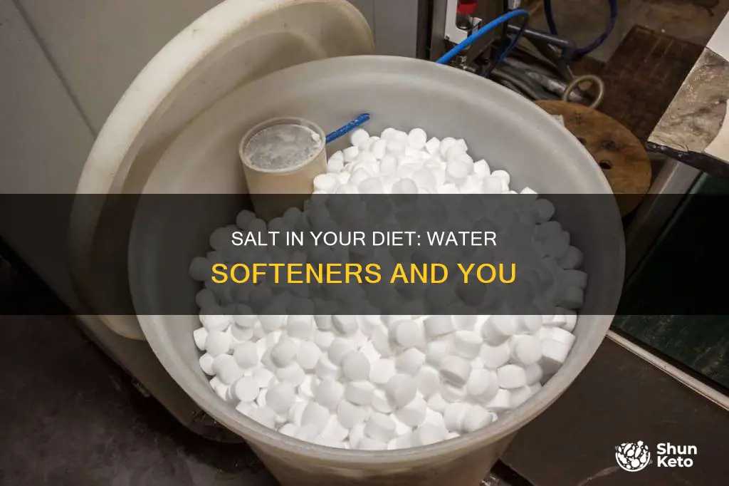 do water softeners add salt to your diet