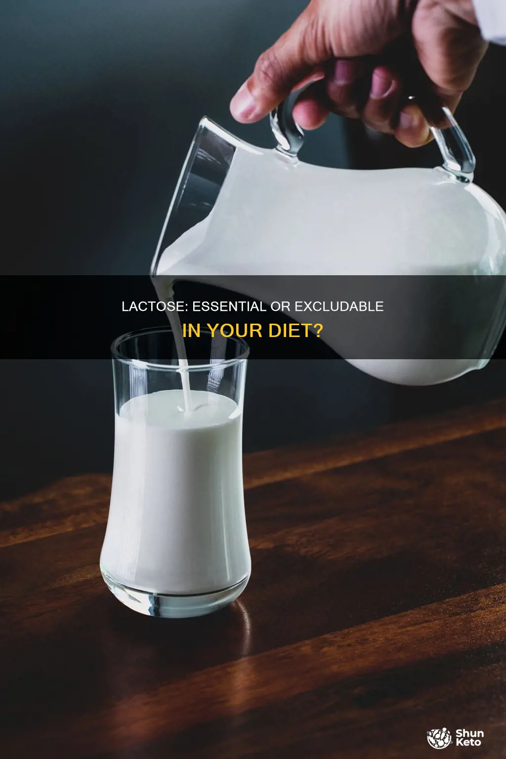 do we need lactose in our diet