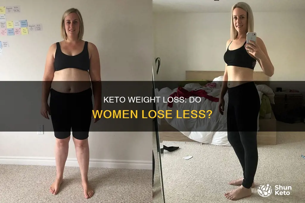 do women really loose les weight on keto