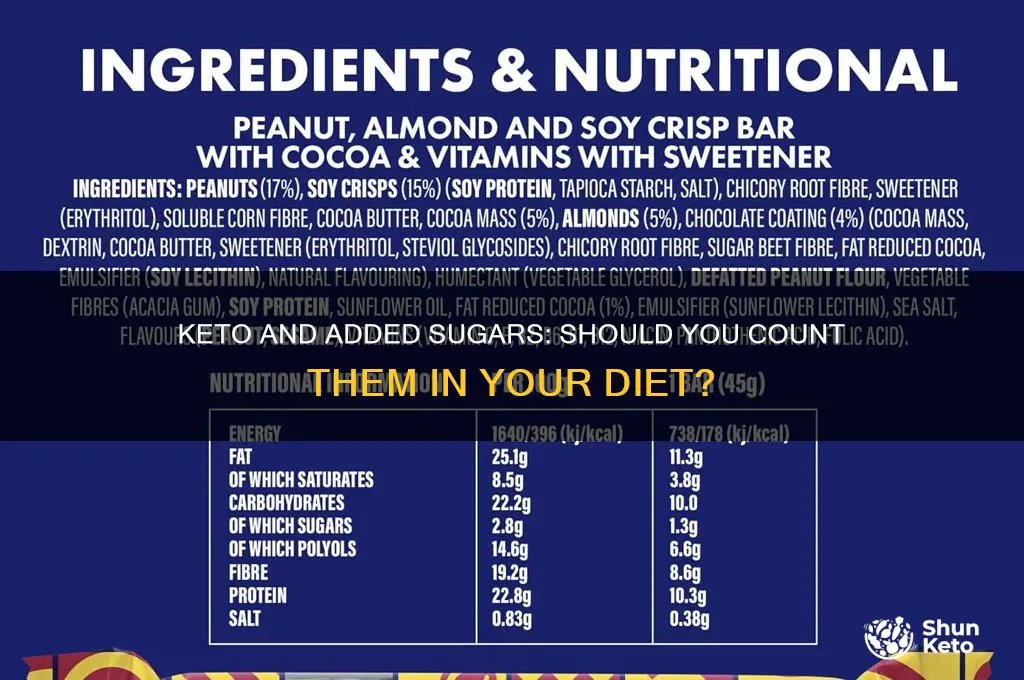 do you count added sugars on keto