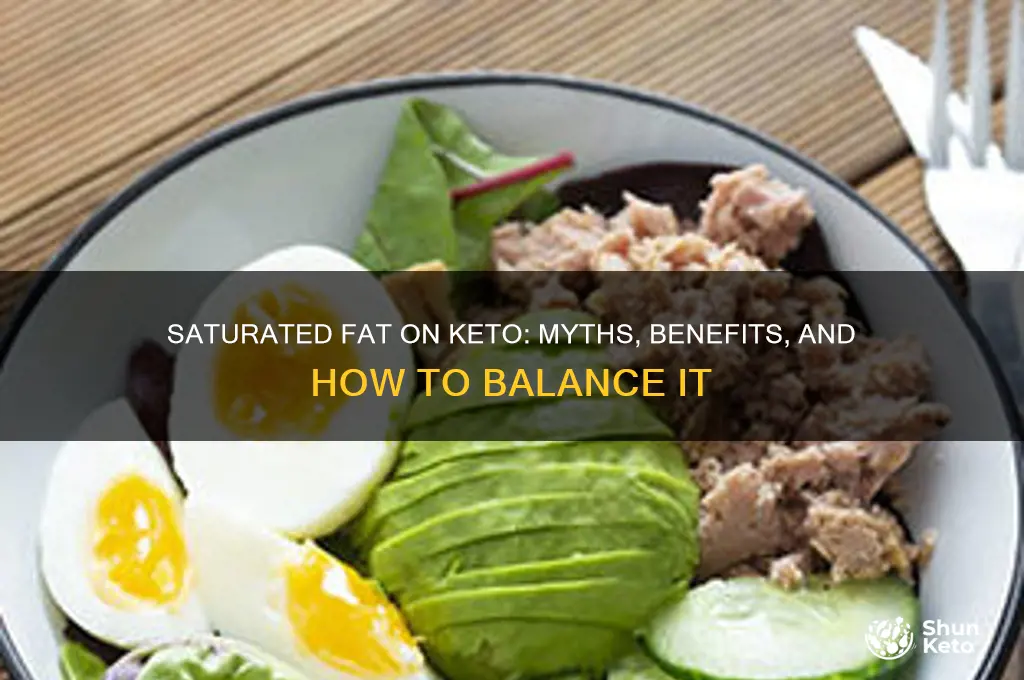 do you eat saturated fat on keto