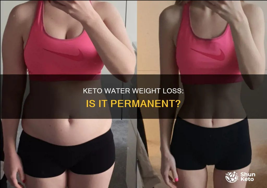 do you gain back water weight after keto