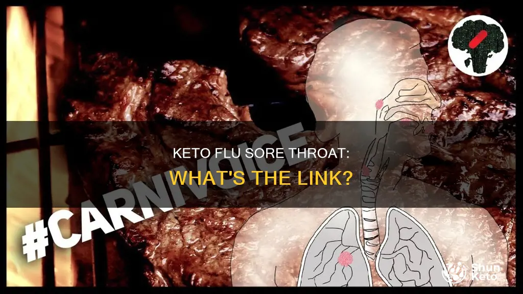 do you have a sore throat with the keto flu