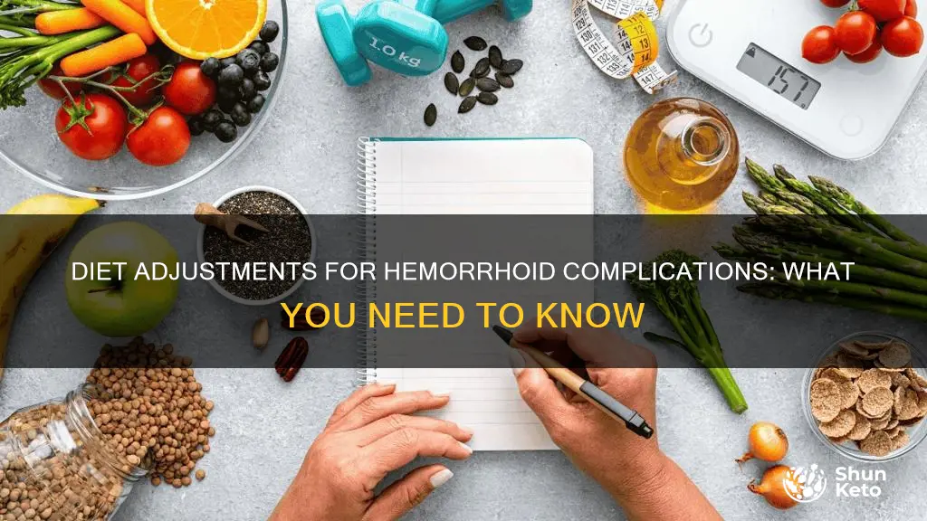 do you have to change diet due to hemorrhoid complications