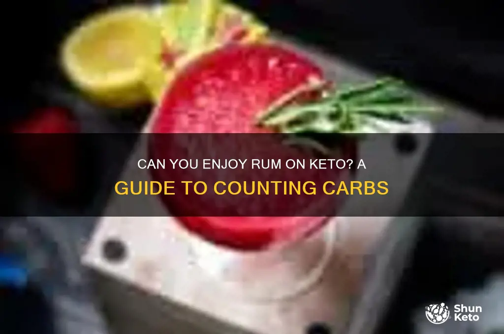 do you have to count rum on keto