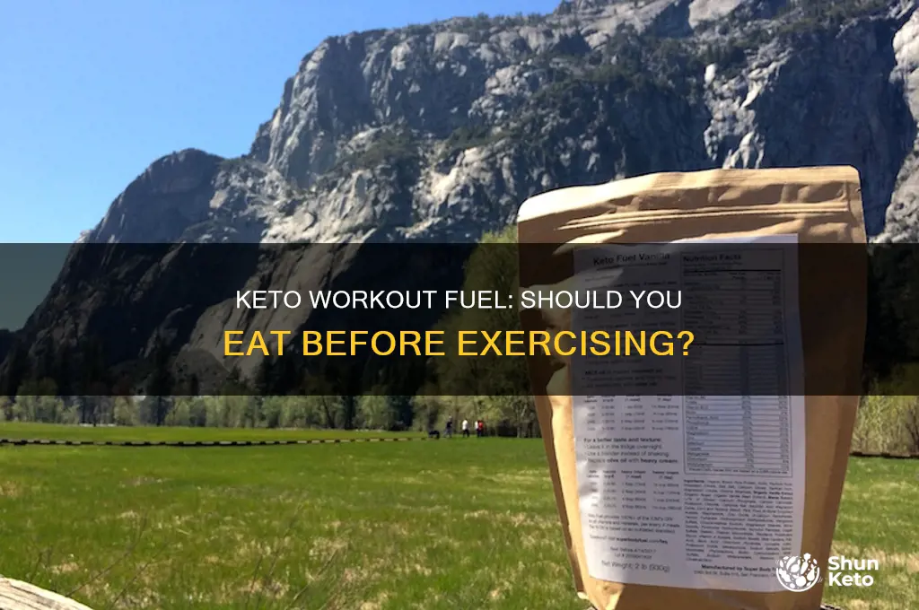do you have to eat befor a workout on keto