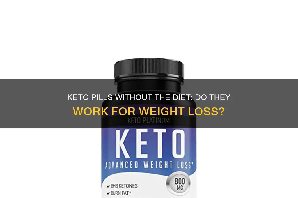do you have to eat keto to take keto pills