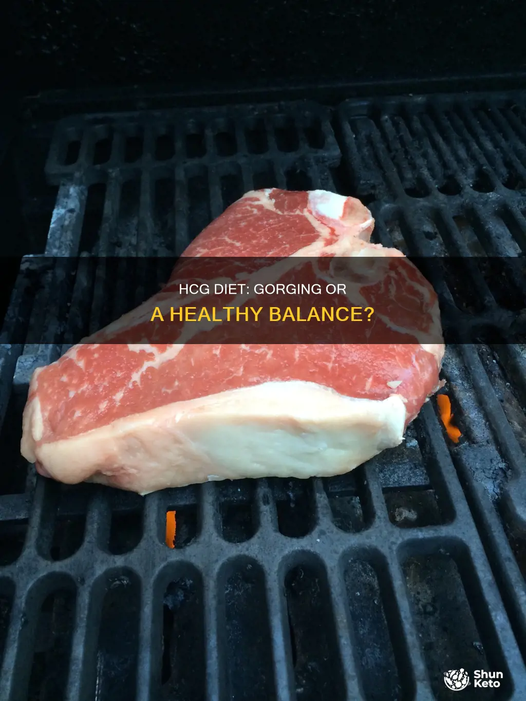 do you have to gorge on the hcg diet