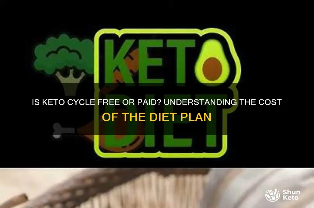 do you have to pay for keto cycle