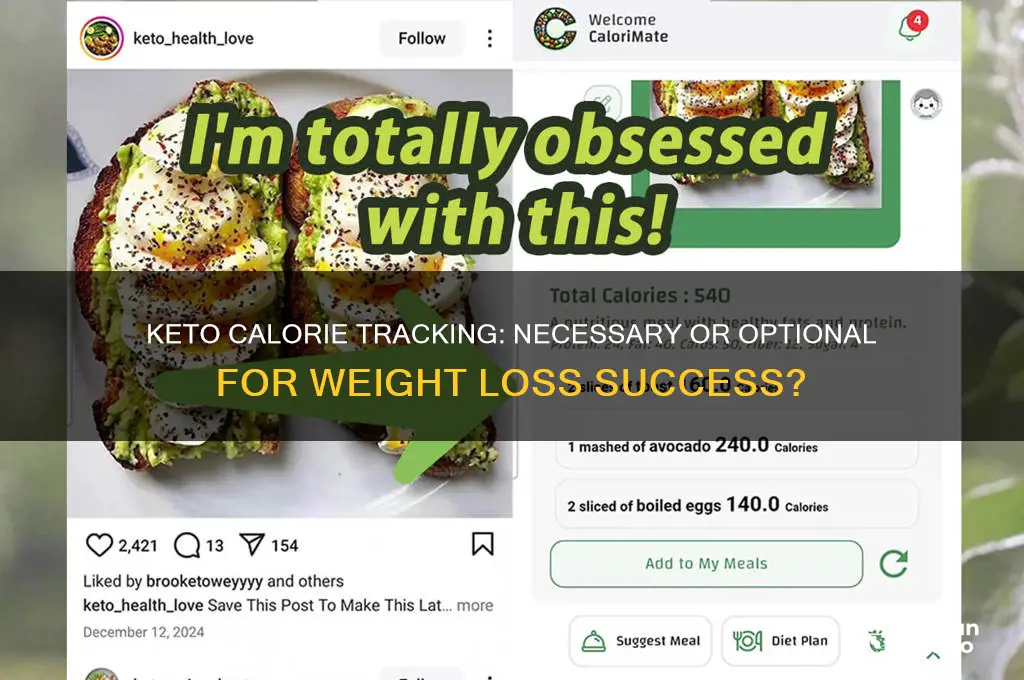 do you have to track calories on keto diet