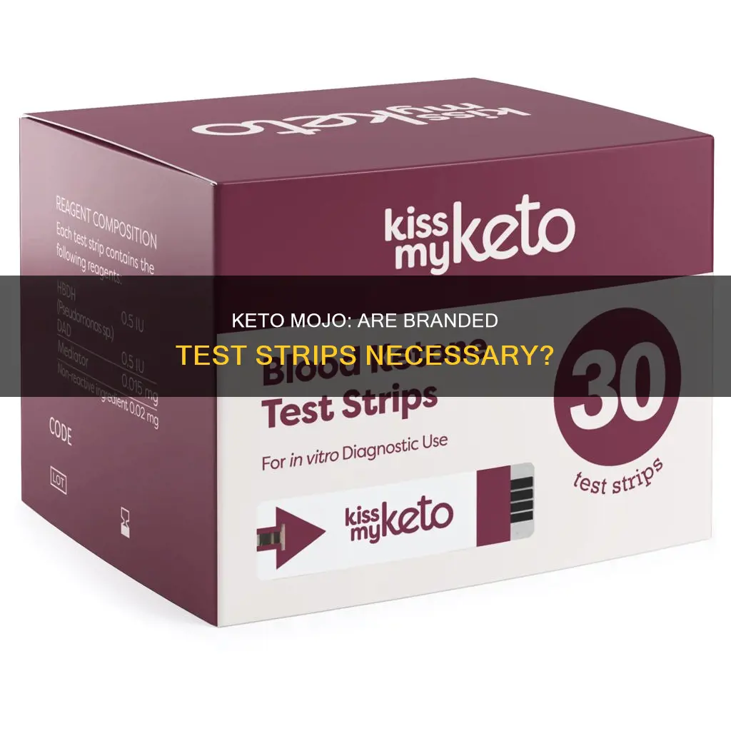 do you have to use keto mojo brand test strips