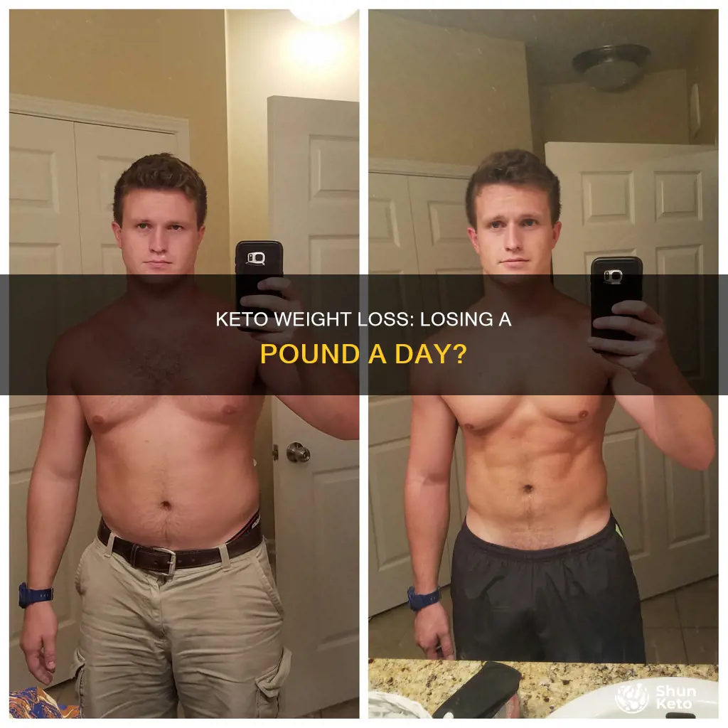 do you lose a pound a day with keto