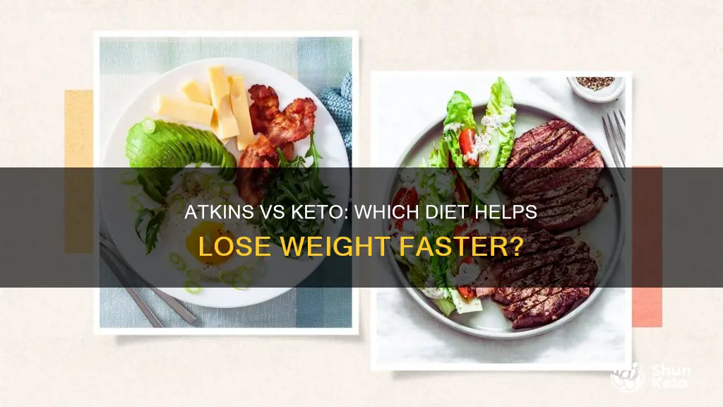 do you lose more weight on atkins or keto