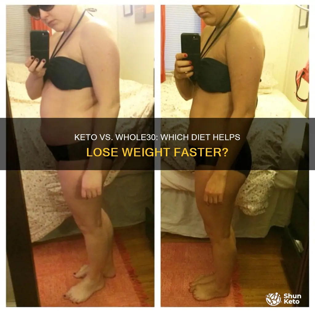 do you lose more weight on keto or whole30