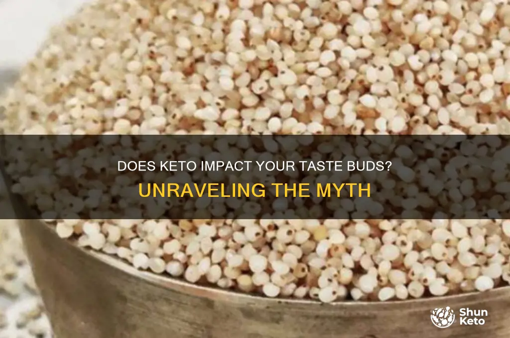 do you lose your tasye buds on keto