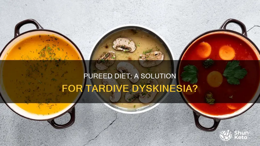 do you need a pureed diet for tardive dyskinesia