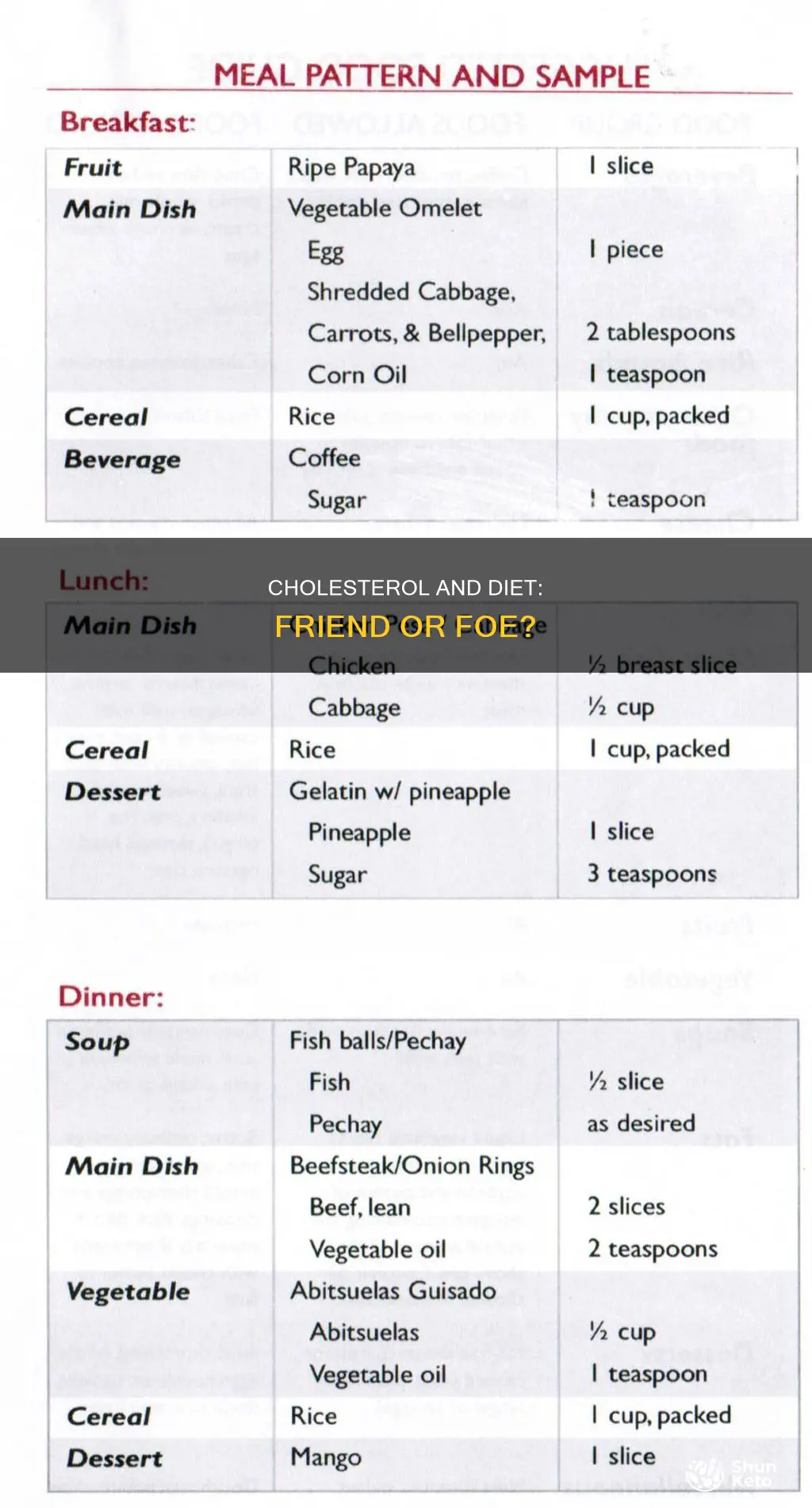 do you need cholesterol in your diet