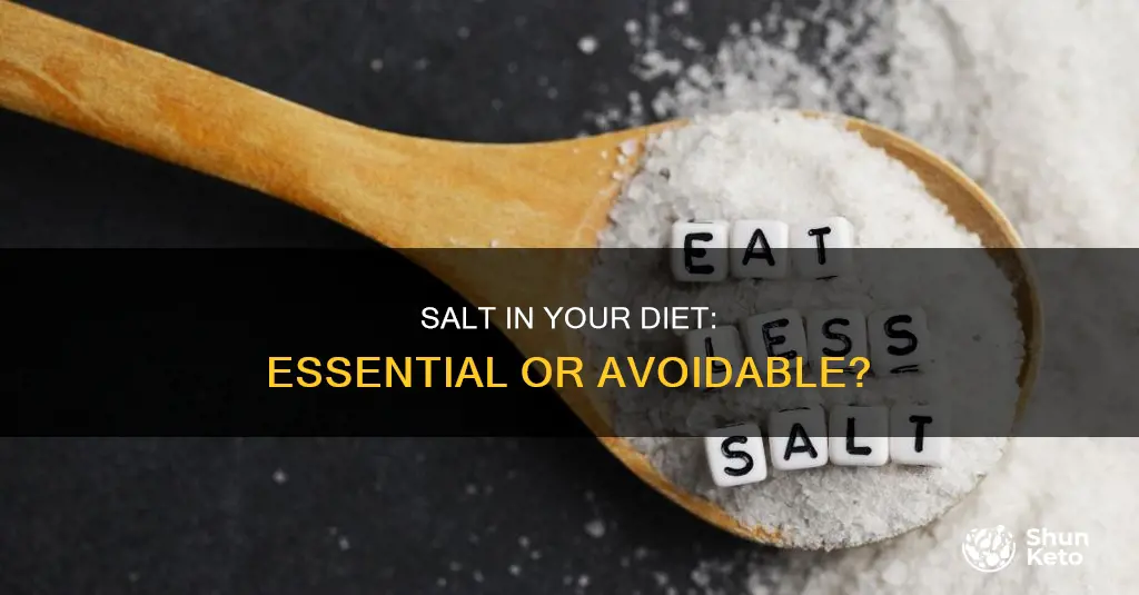 do you need salt in your diet