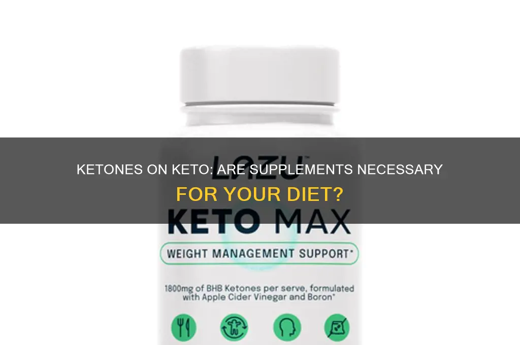 do you need to take ketones on keto diet