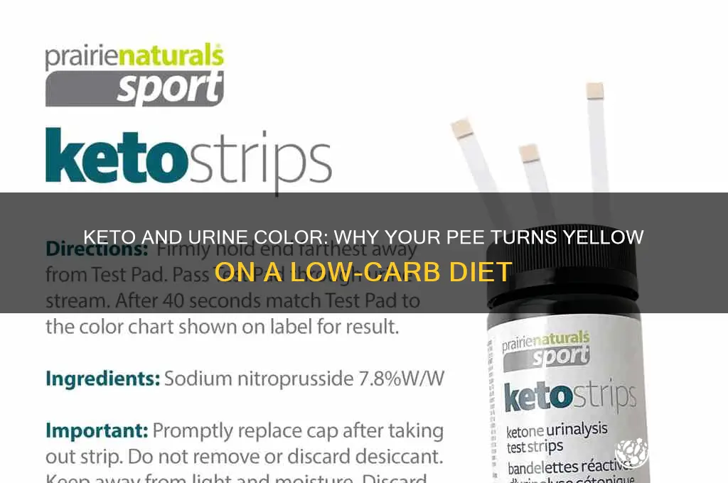 do you pee yellow if youre on keto