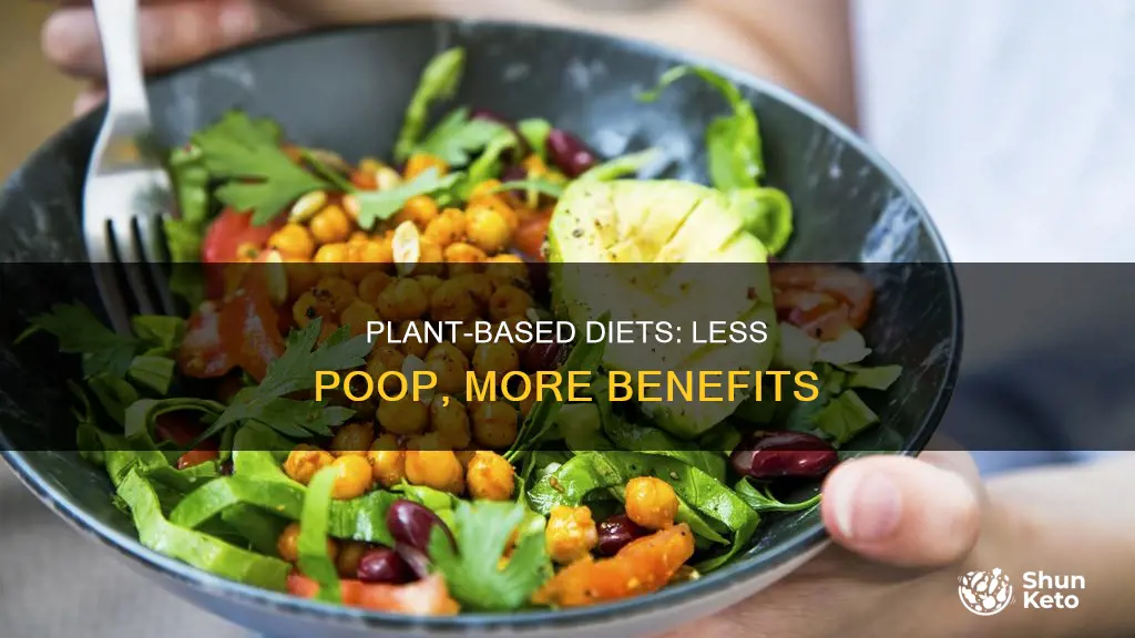 do you poop less on a plant based diet