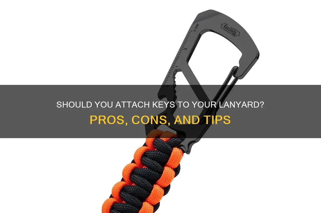 do you put kets on your lanyard