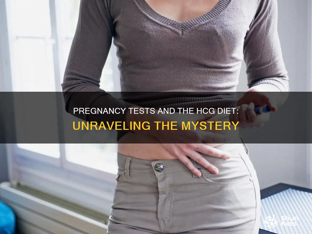 do you test positive for pregnancy on hcg diet