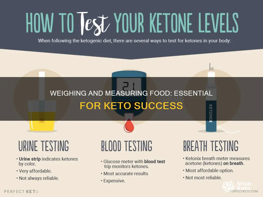 do you weigh and measure food on keto