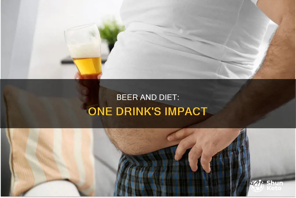 does 1 beer a day ruin a diet