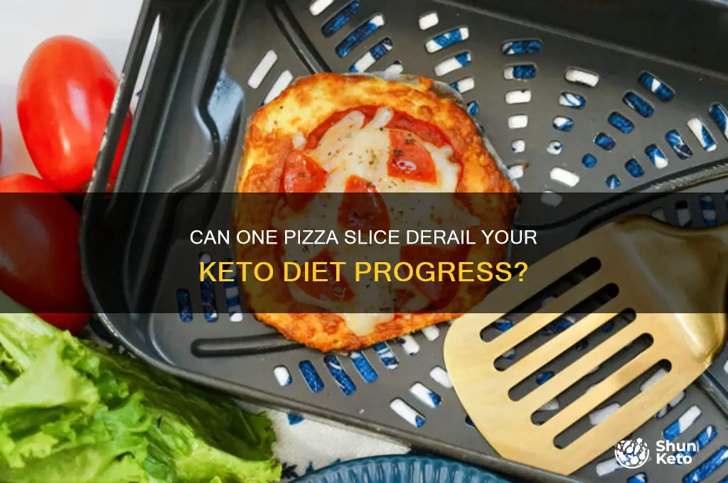does 1 pizza ruin my keto diet