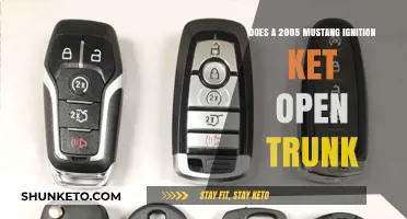 Can a 2005 Mustang Ignition Key Unlock the Trunk?