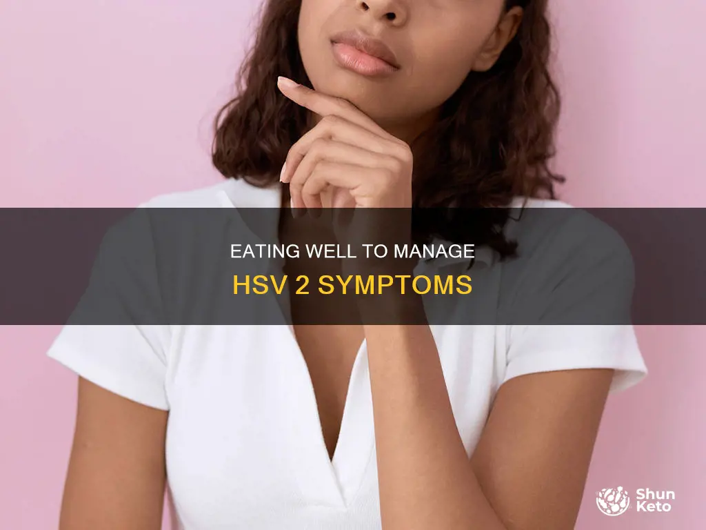 does a better diet help hsv 2