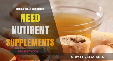 Liquid Diets: Do Supplements Fill Nutritional Gaps?