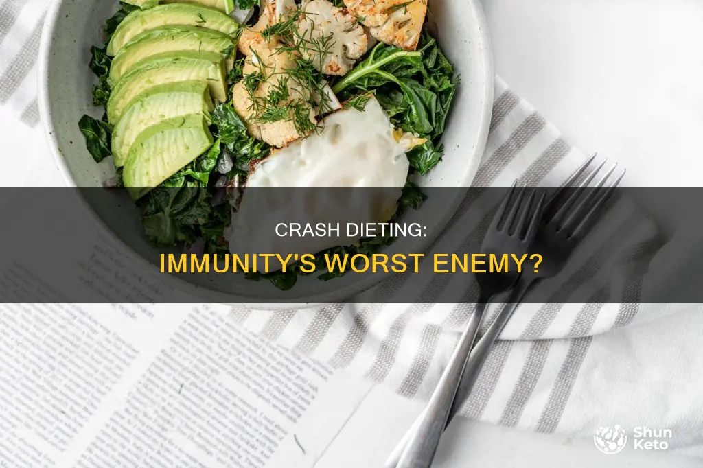 does a crash diet effect immunity