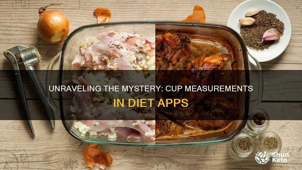 does a cup mean cooked or uncooked in diet apps