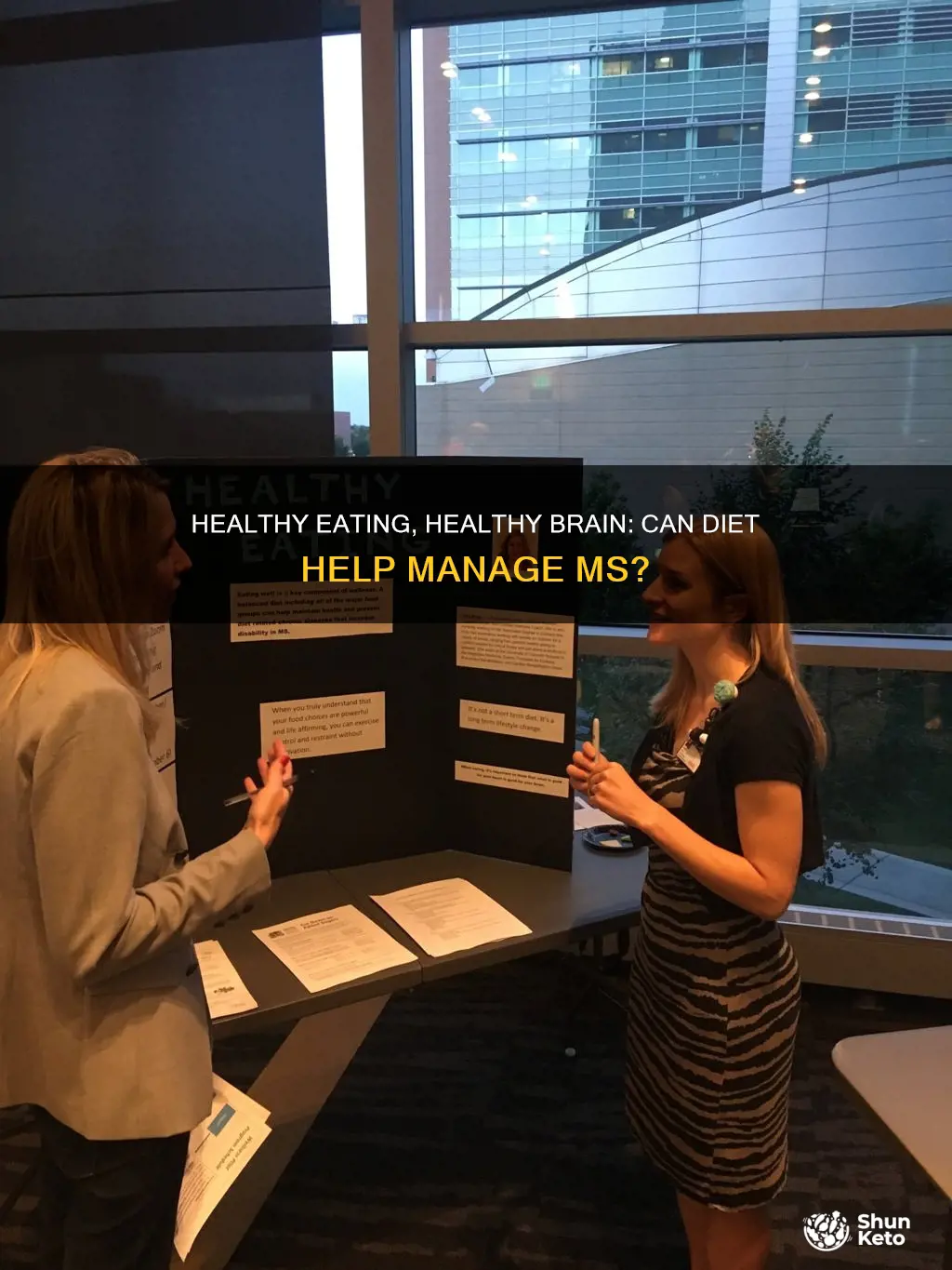 does a healty diet help ms
