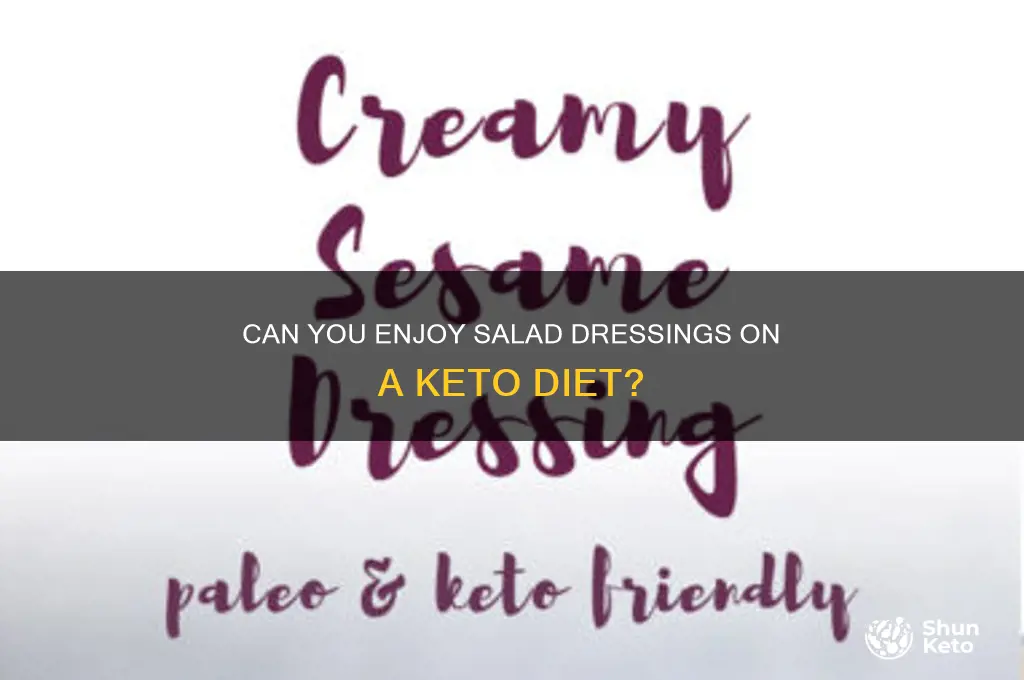does a keto diet allow salad dressings