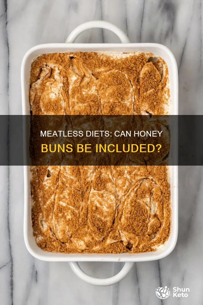 does a no meat diet consist of honey buns