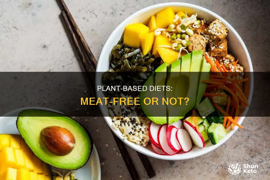 does a plant based diet mean no meat