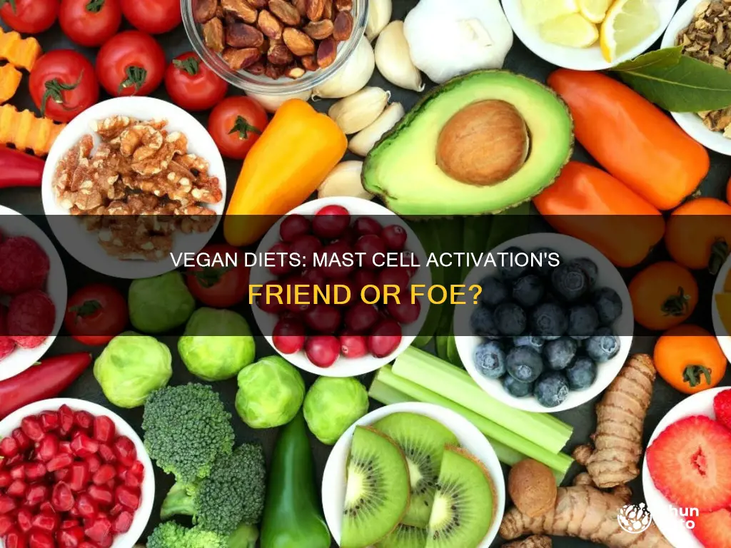 does a strict vegan diet reduce mast cell activation