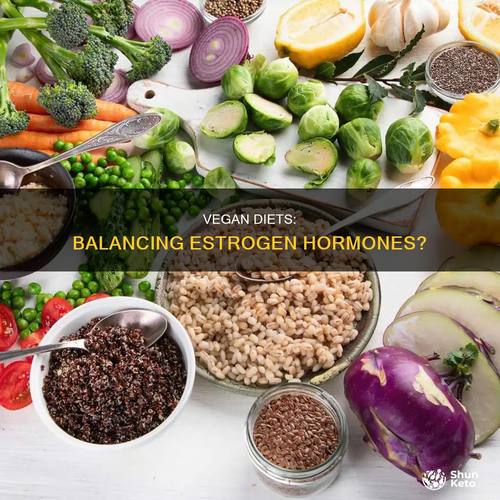 does a vegan diet balance estrogen hormones