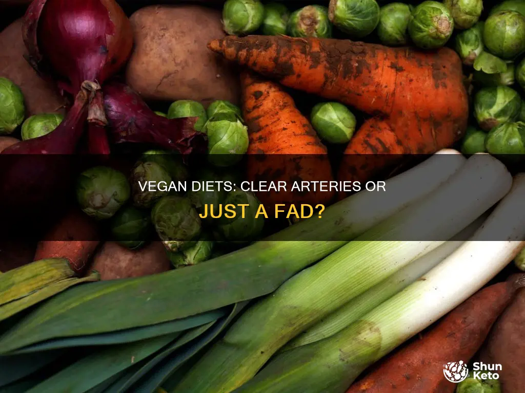 does a vegan diet clear out your arteries