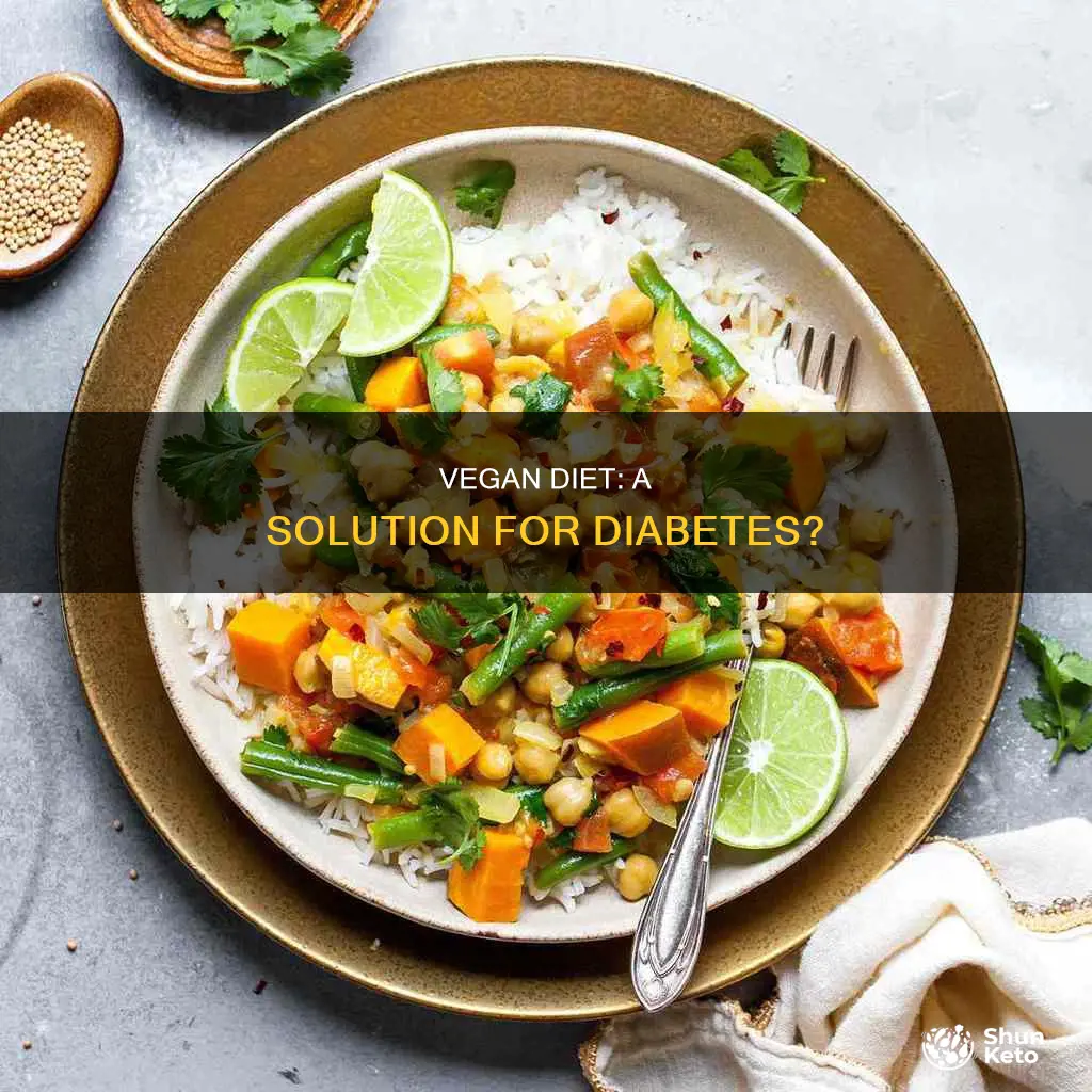 does a vegan diet help with diabetes