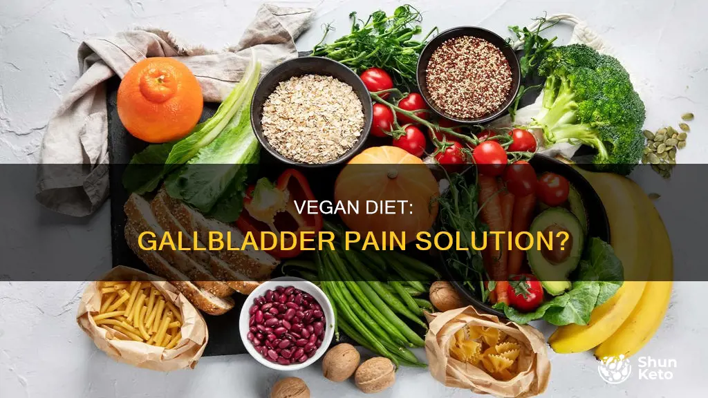 does a vegan diet help with gall gallbladder pain