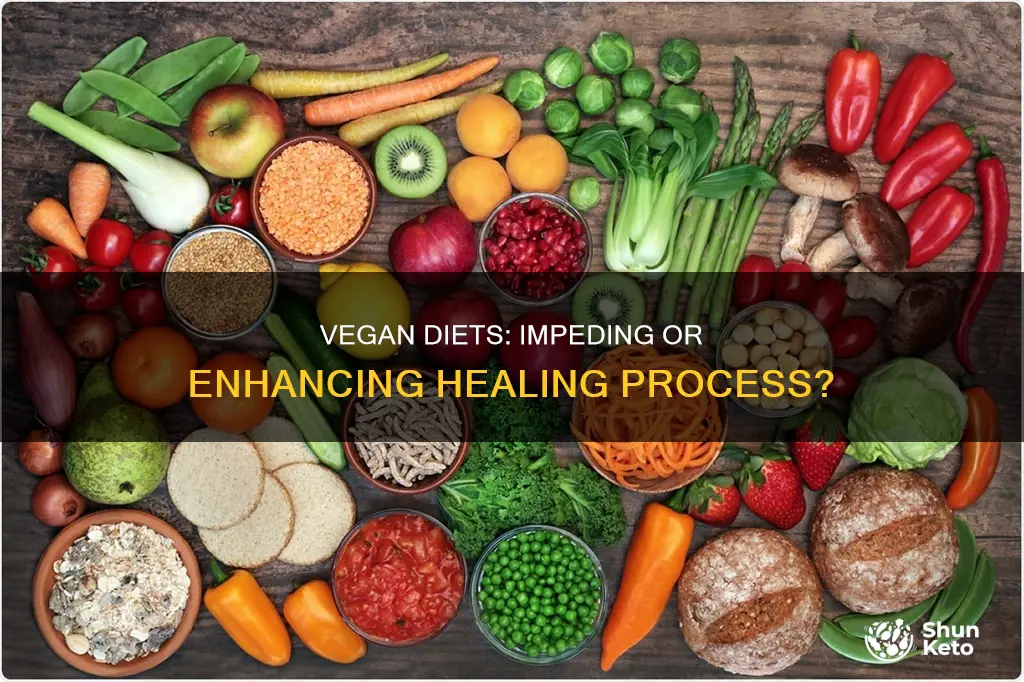 does a vegan diet inhibit healing