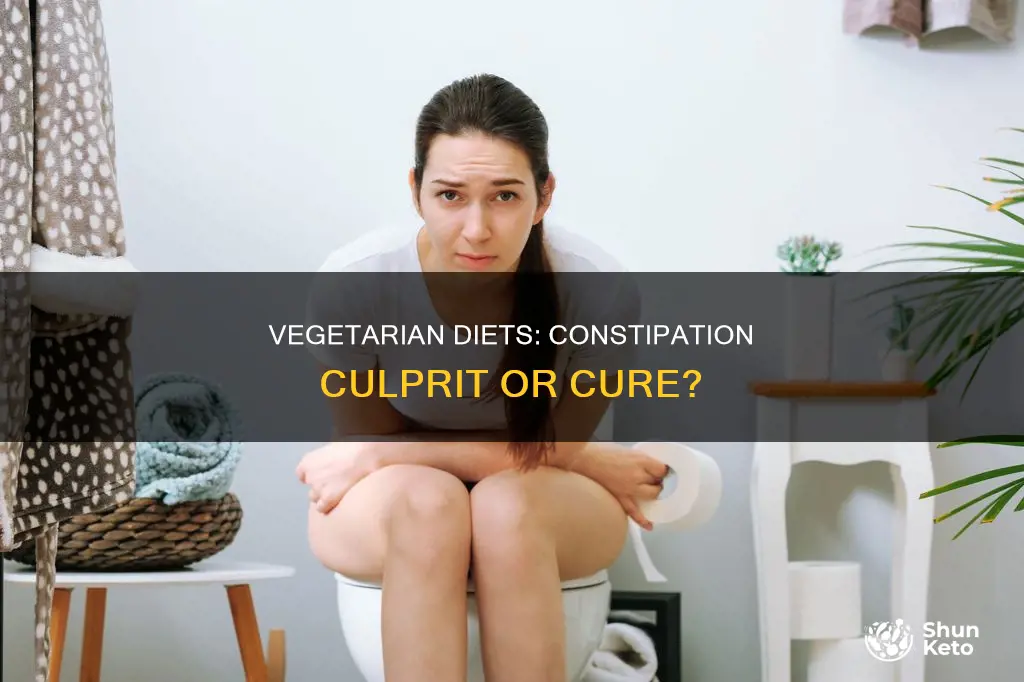 does a vegetarian diet cause constipation