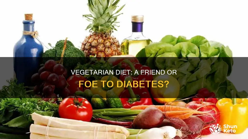 does a vegetarian diet help diabetes