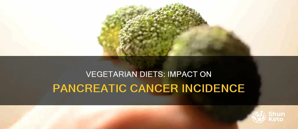 does a vegetarian diet impact pancreatic cancer incidence