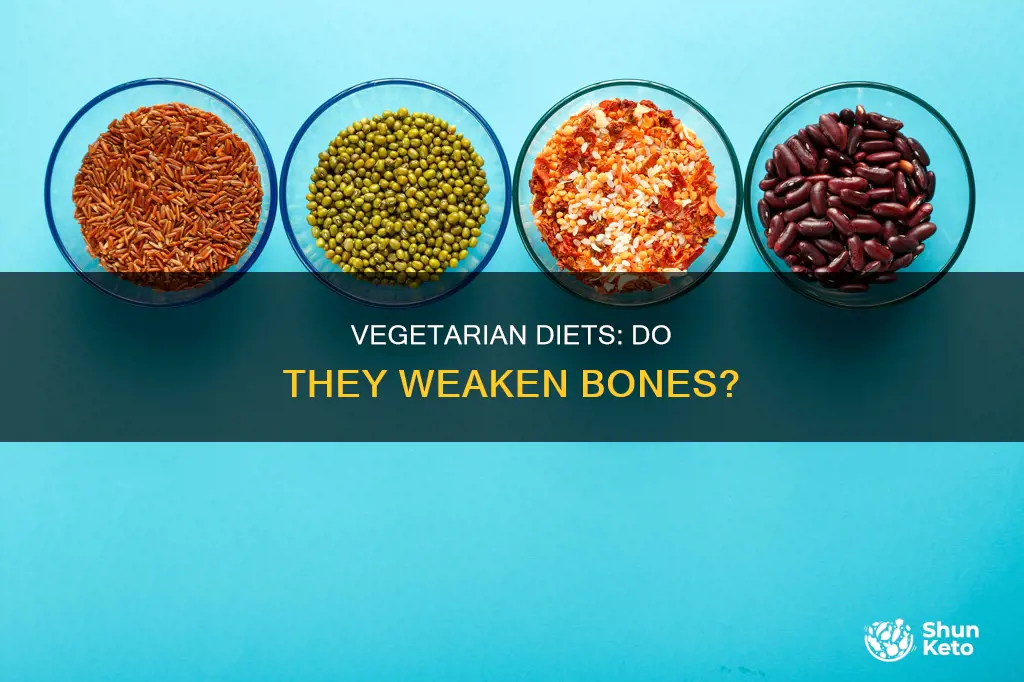 does a vegetarian diet weaken bones